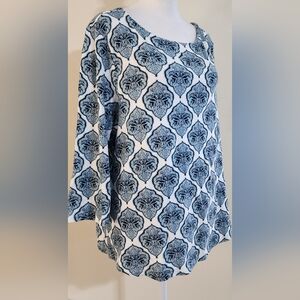 Pima Cotton Women's Blouse Size XL